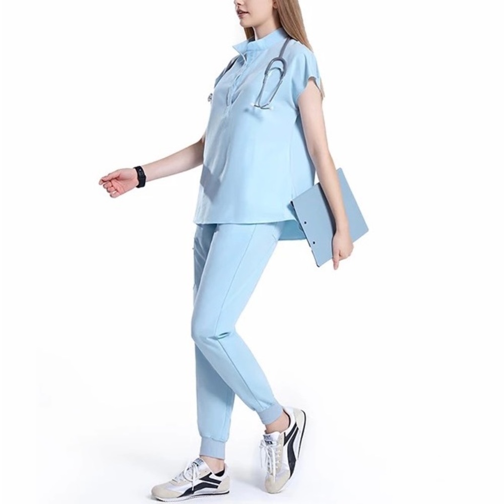 New nursing scrubs sets with jogger